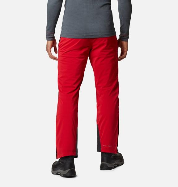 Columbia Wild Card Ski Pants Red For Men's NZ68750 New Zealand